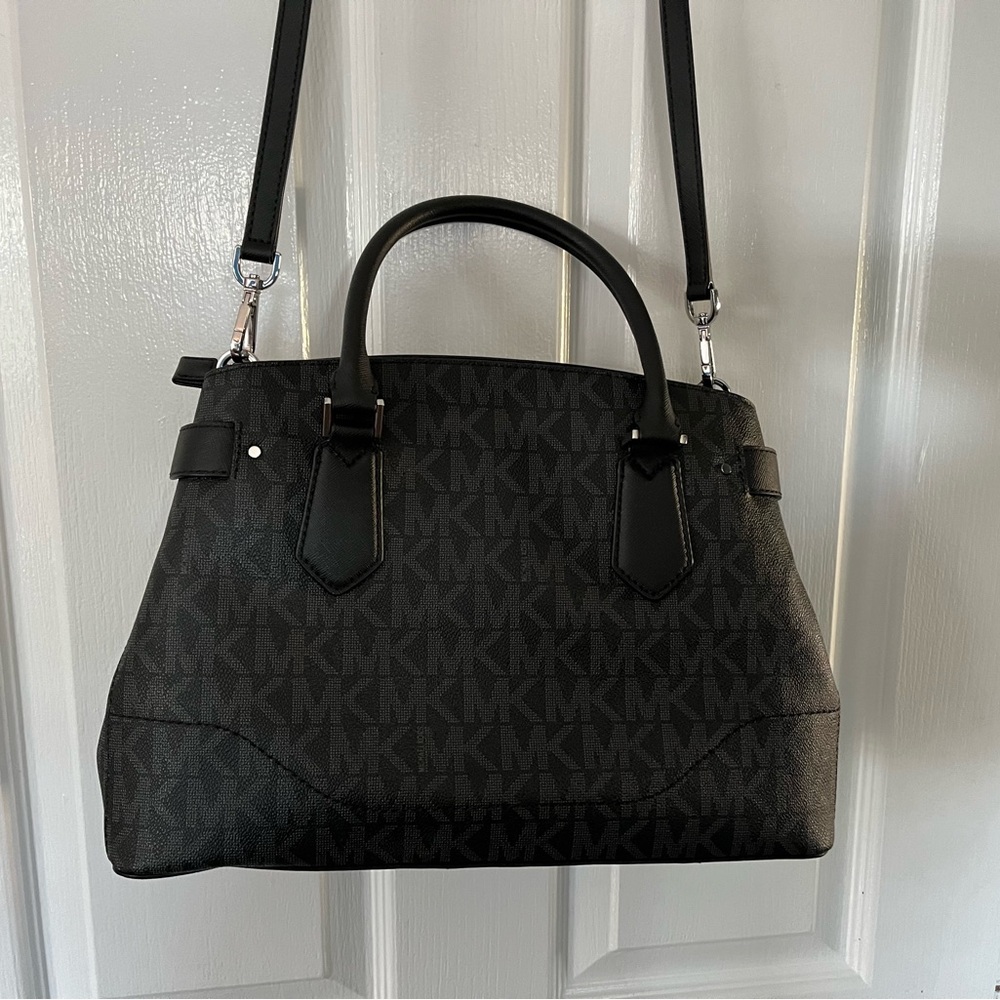 NWOT Michael Kors Black and Gray Satchel - Picture 3 of 4